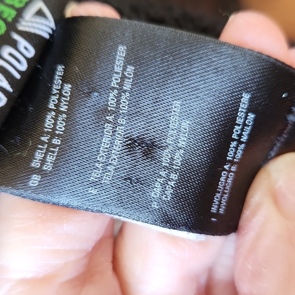 Vtg North Face Women's sz L  Polartec Fleece Full Zip‎ Jacket Black - Picture 13 of 16